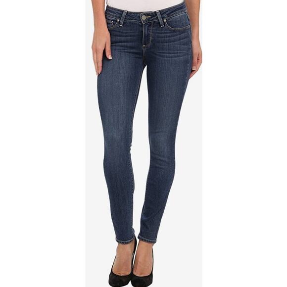 Paige Verdugo Crop Jeans Sz. 30 Dark Wash - Picture 1 of 5